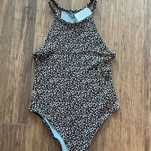 Forever 21 cheetah bodysuit